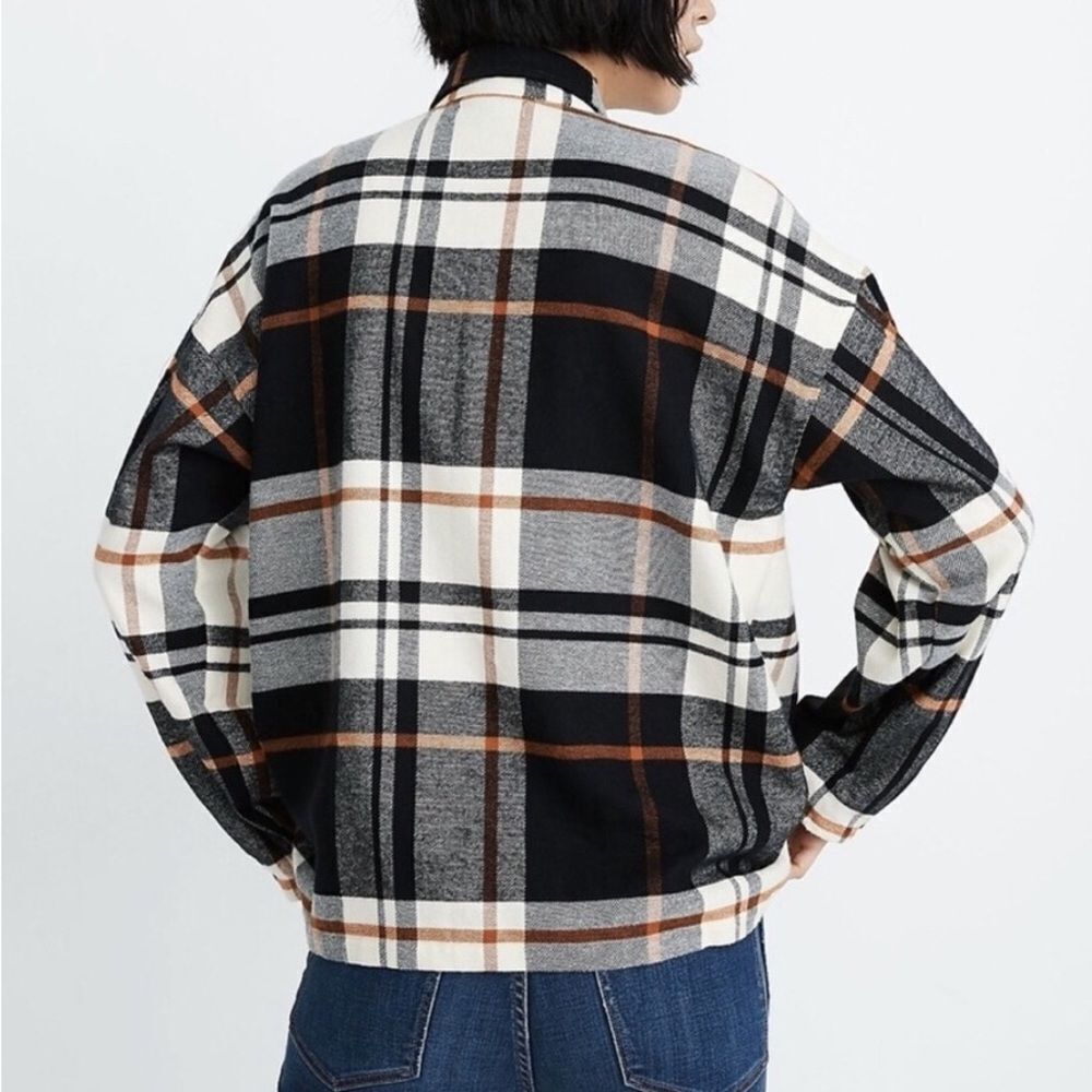 Madewell Flannel Bromley Shirt‎ XXS Plaid Warm Outdoor Warm Oversized - Picture 2 of 11